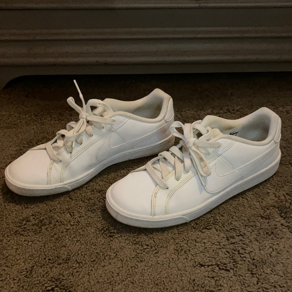 White Nike sneakers